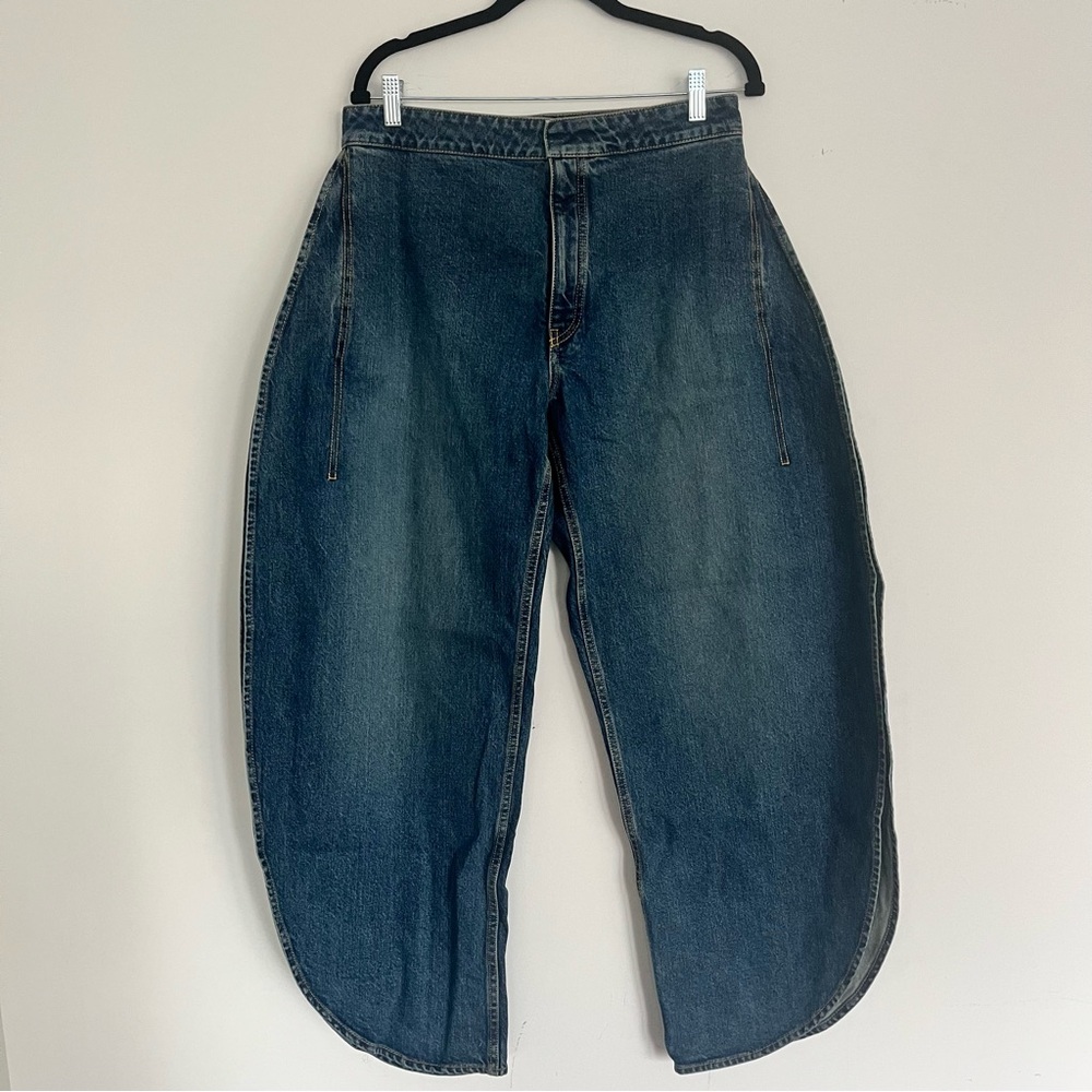 Alaia Women's Relaxed Blue Jeans